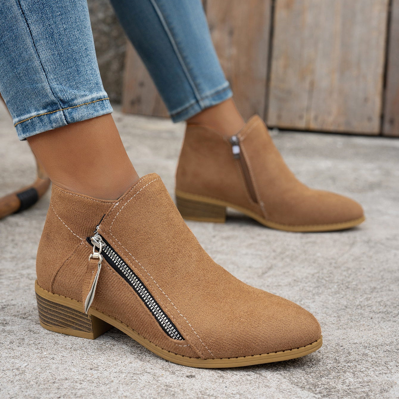 Siena™ | Stivaletti in Camoscio di Lusso