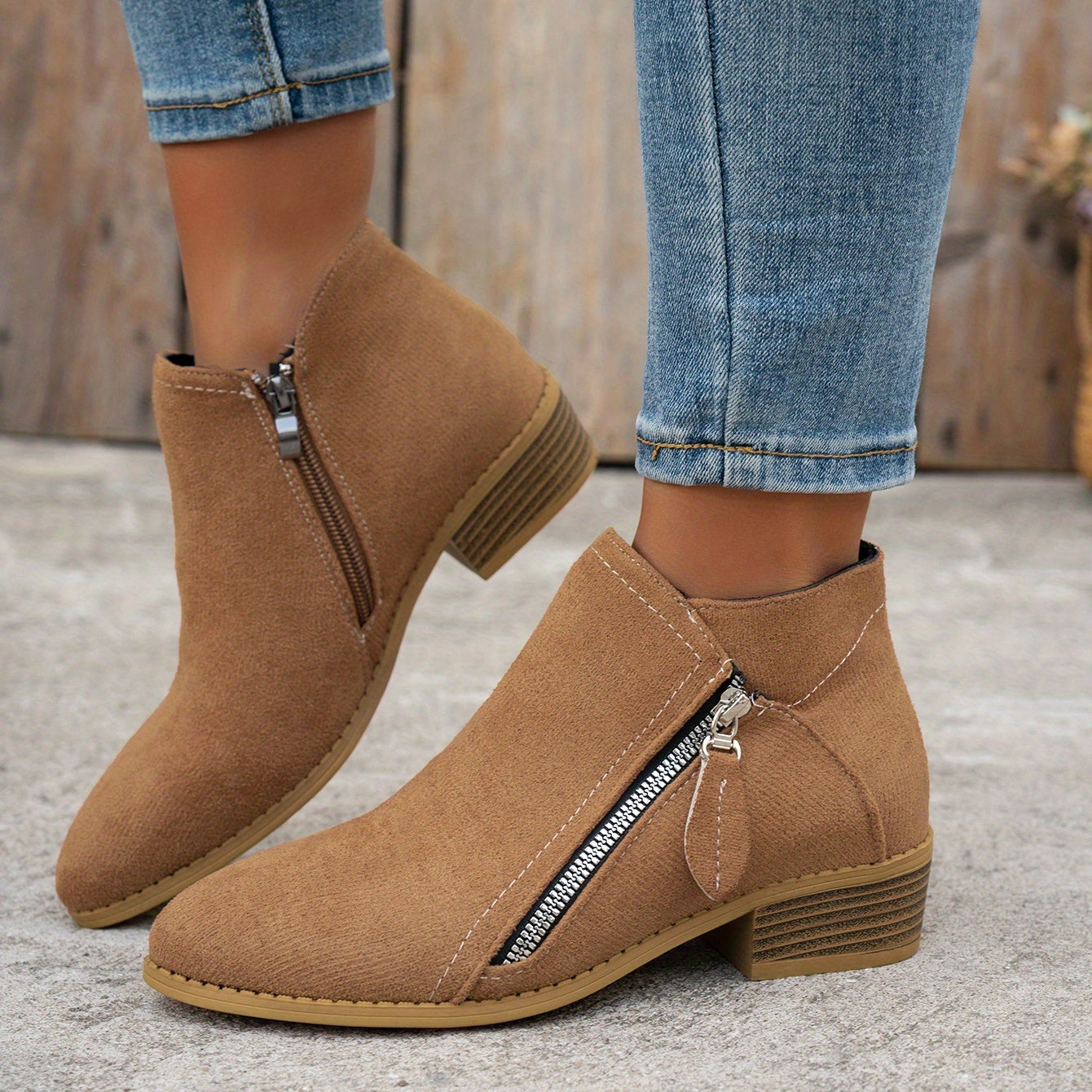 Siena™ | Stivaletti in Camoscio di Lusso