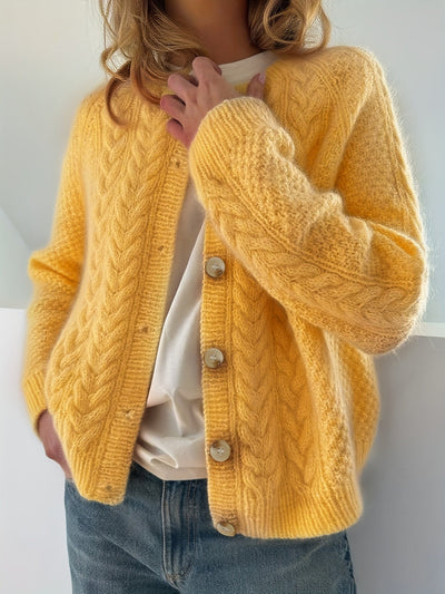 Elena™ | Cardigan Lavorato a Maglia Con Bottoni