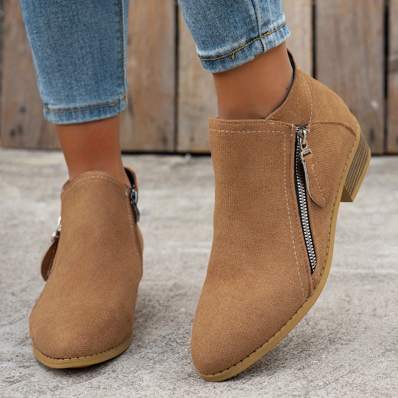 Siena™ | Stivaletti in Camoscio di Lusso