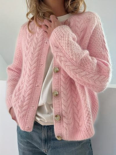 Elena™ | Cardigan Lavorato a Maglia Con Bottoni