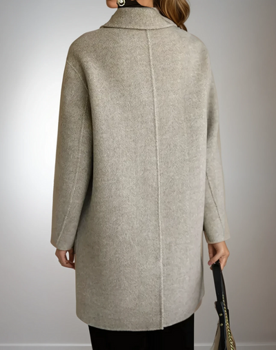 Cappotto Elegante in Misto Lana