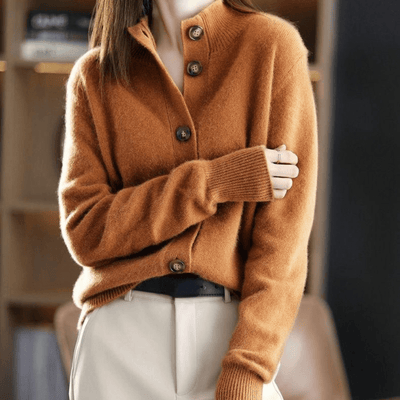 Rafaella™ | Cardigan in cashmere lavorato a maglia